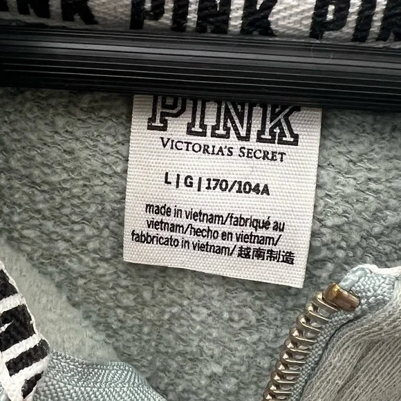 PINK Victoria Secret Zip up Sweater | Large - Picture 4 of 9